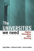 Cover: The Universities We Need - Routledge Falmer