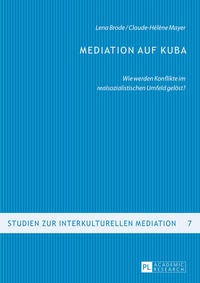 Abbildung von: Mediation auf Kuba - Peter Lang Verlag