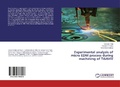 Cover: Experimental analysis of micro EDM process during machining of Ti6Al4V - LAP Lambert Academic Publishing