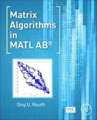 Abbildung von: Matrix Algorithms in MATLAB - Academic Press