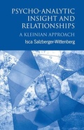 Bild: Psycho-Analytic Insight and Relationships - Routledge