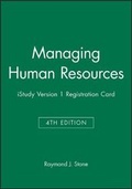 Cover: Managing Human Resources 4e iStudy Version 1 Registration Card - Wiley
