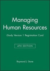 Enlarge image Cover: Managing Human Resources 4e iStudy Version 1 Registration Card - Wiley