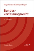 Cover: Grundriss des &ouml;sterreichischen Bundesverfassungsrechts - Manz