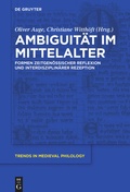 Cover: Ambiguit&auml;t im Mittelalter - De Gruyter