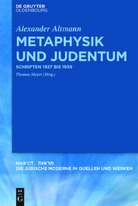 Enlarge image Cover: Metaphysik und Judentum - De Gruyter Oldenbourg