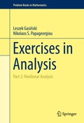 Cover: Exercises in Analysis - Springer