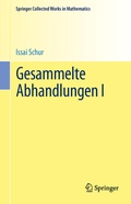 Cover: Gesammelte Abhandlungen I - Springer