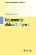 Cover: Gesammelte Abhandlungen III - Springer