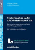 Cover: Systemanalyse in der Kfz-Antriebstechnik, VIII - expert verlag ein Imprint von Narr Francke Attempto Verlag