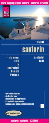 Abbildung von: Reise Know-How Landkarte Santorin (1:25.000) - Reise Know-How Verlag Peter Rump GmbH