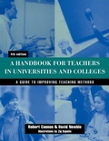Cover: Handbook for Teachers in Universities and Colleges - Kogan Page Ltd