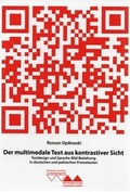 Cover: Der multimodale Text aus kontrastiver Sicht - Neisse Verlag