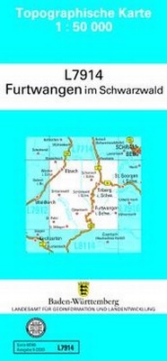 Abbildung von: L7914 Furtwangen im Schwarzwald - Landesamt für Geoinformation und Landentwicklung Baden-Württemberg (LGL)
