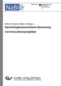 Cover: Nachhaltigkeitsorientierte Bewertung von Innovationsprojekten - Cuvillier Verlag