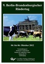 Cover: 9. Berlin-Brandenburgischer Rindertag - Cuvillier Verlag