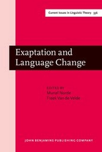 Enlarge image Cover: Exaptation and Language Change - John Benjamins Publishing Co
