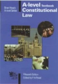 Cover: A-level Constitutional Law: Textbook - HLT Publications