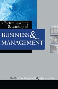 Enlarge image Cover: Effective Learning and Teaching in Business and Management - Kogan Page Ltd