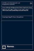 Cover: Wirtschaftsv&ouml;lkerstrafrecht - Nomos