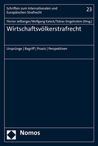 Abbildung von: Wirtschaftsvölkerstrafrecht - Nomos