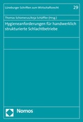 Bild: Hygieneanforderungen f&uuml;r handwerklich strukturierte Schlachtbetriebe - Nomos