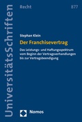 Cover: Der Franchisevertrag - Nomos