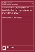 Cover: Modelle des Parlamentarismus im 21. Jahrhundert - Nomos