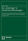 Cover: Zur "Arierfrage" in Studentenverbindungen - Nomos
