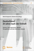Cover: Deutschland 25 Jahre nach der Einheit - Nomos