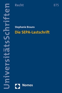 Abbildung von: Die SEPA-Lastschrift - Nomos