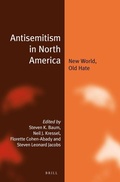 Cover: Antisemitism in North America - Brill