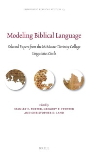 Enlarge image Cover: Modeling Biblical Language - Brill