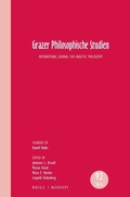 Cover: Grazer Philosophische Studien, Vol 92 - 2015 - Brill