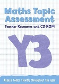Cover: Year 3 Maths Topic Assessment: Teacher Resources and CD-ROM - Keen Kite Books