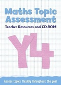 Cover: Year 4 Maths Topic Assessment: Teacher Resources and CD-ROM - Keen Kite Books