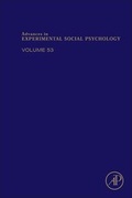 Bild: Advances in Experimental Social Psychology: Volume 53 - Academic Press
