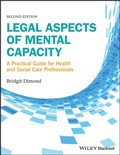 Cover: Legal Aspects of Mental Capacity - Wiley