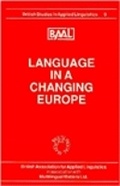 Cover: Language in a Changing Europe (BAAL 9) - Multilingual Matters