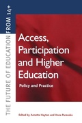 Cover: Access, Participation and Higher Education - Kogan Page Ltd