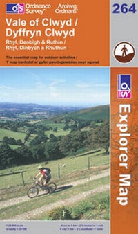 Abbildung von: Vale of Clwyd, Rhyl, Denbigh and Ruthin - Ordnance Survey