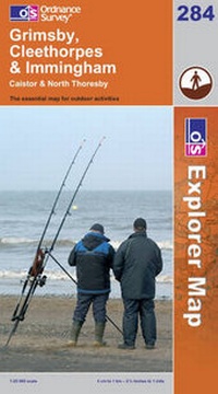 Abbildung von: Grimsby, Cleethorpes and Immingham, Caistor and North Thoresby - Ordnance Survey