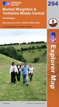 Abbildung von: Market Weighton and Yorkshire Wolds Central - Ordnance Survey