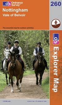 Abbildung von: Nottingham, Vale of Belvoir - Ordnance Survey