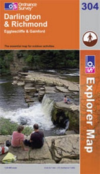 Abbildung von: Darlington and Richmond - Ordnance Survey