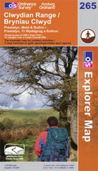Abbildung von: Clwydian Range, Prestatyn, Mold and Ruthin - Ordnance Survey