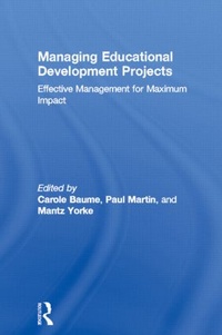 Enlarge image Cover: Managing Educational Development Projects - Kogan Page Ltd