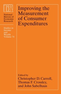 Enlarge image Cover: Improving the Measurement of Consumer Expenditures - University of Chicago Press