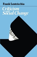 Cover: Criticism and Social Change - University of Chicago Press