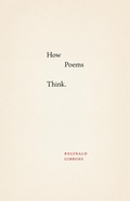 Cover: How Poems Think - University of Chicago Press